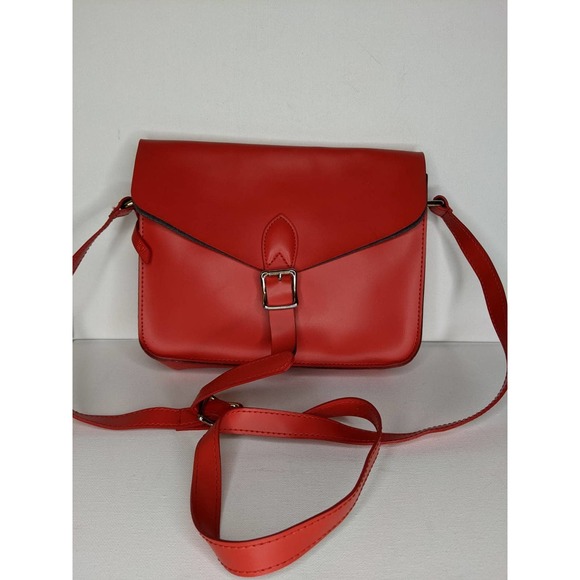 Elegant Red Women's Crossbody Bag - Picture 1 of 9